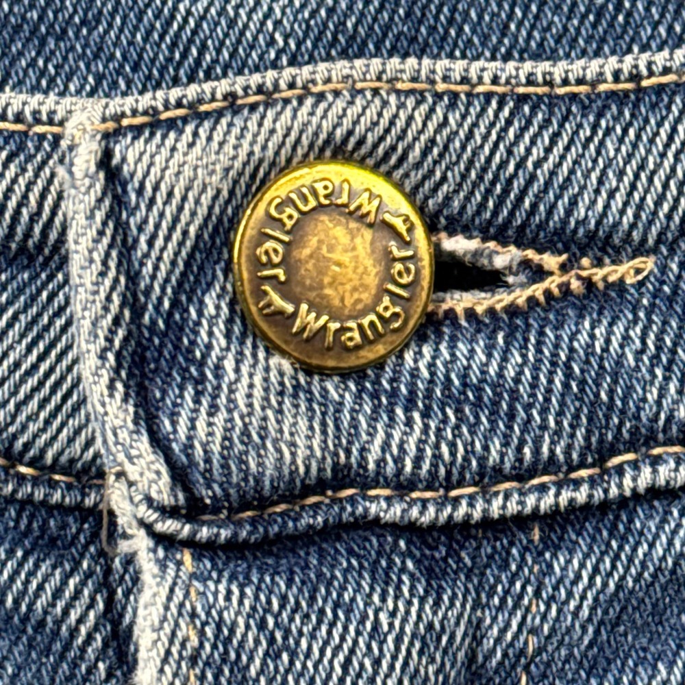 Wrangler Jeans Womens 8 Vintage Straight Leg Denim Made in USA - Picture 8 of 12